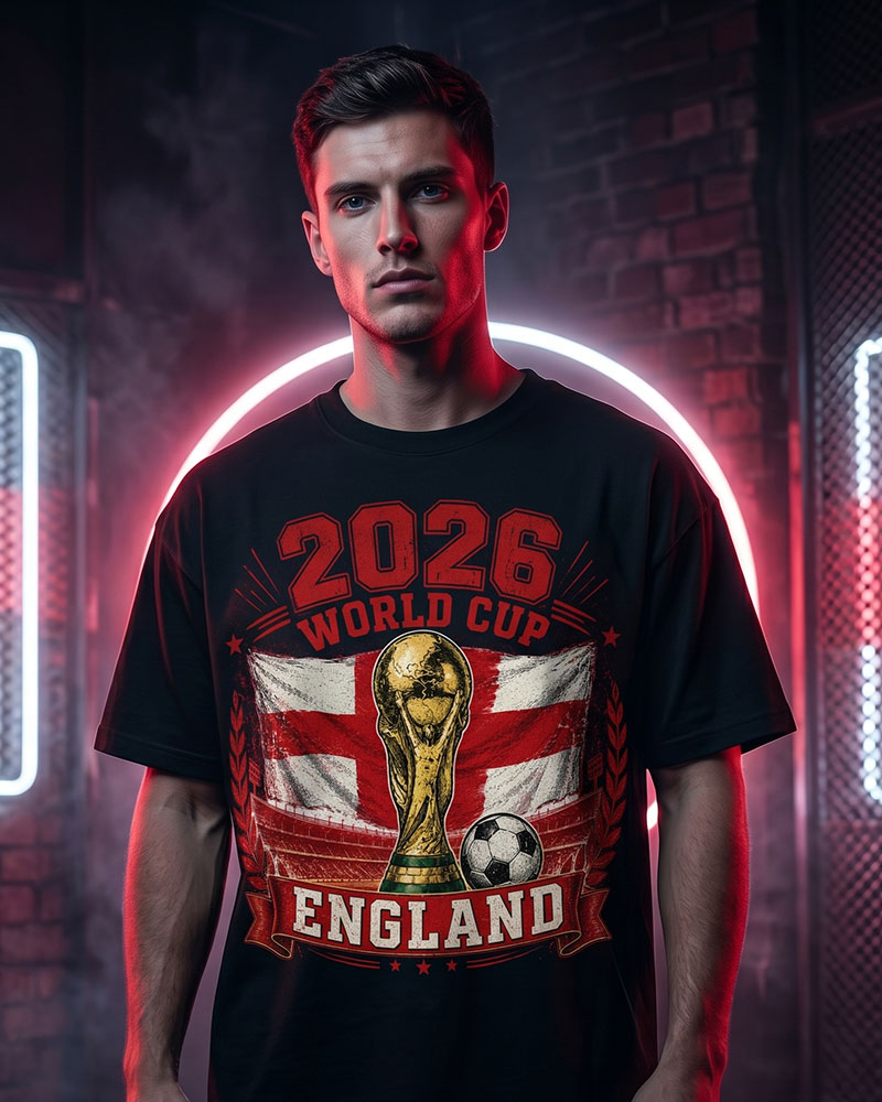 England Three Lions — cultural T-shirt collection hero image