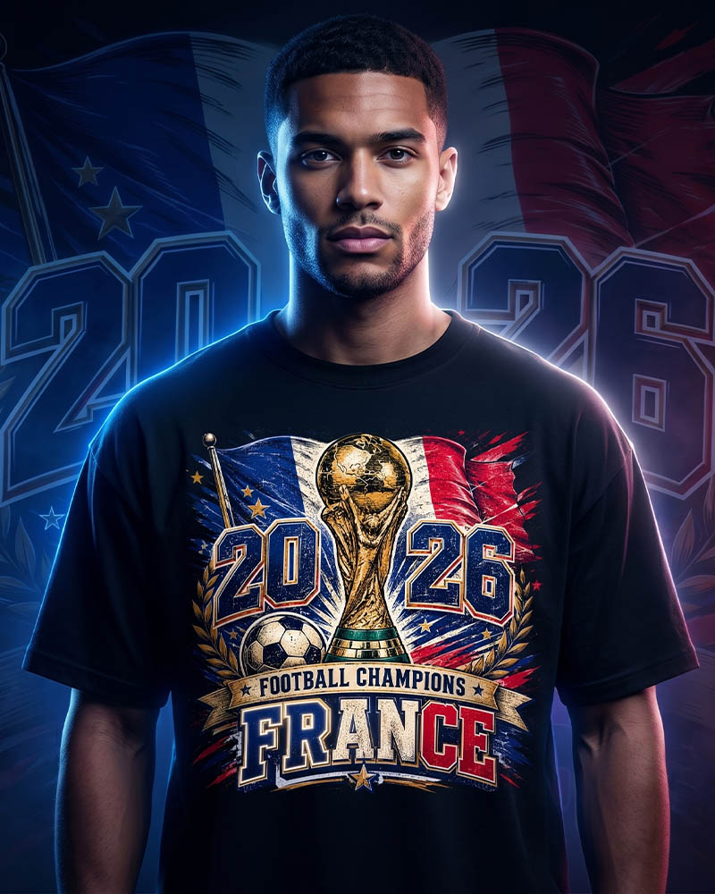 France Les Bleus — cultural T-shirt collection hero image