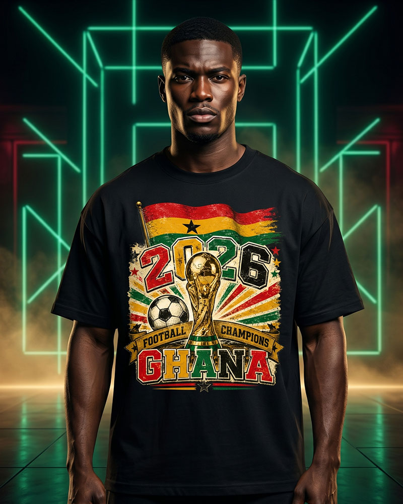 Ghana Black Stars — cultural T-shirt collection hero image