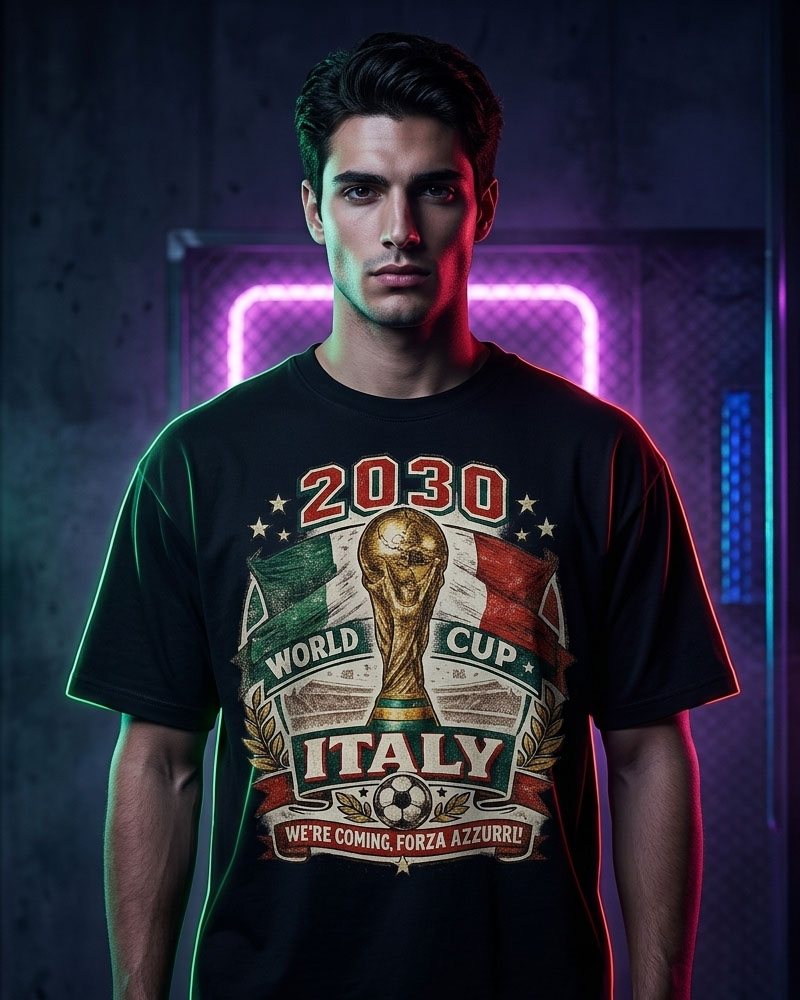 Italy Gli Azzurri — cultural T-shirt collection hero image