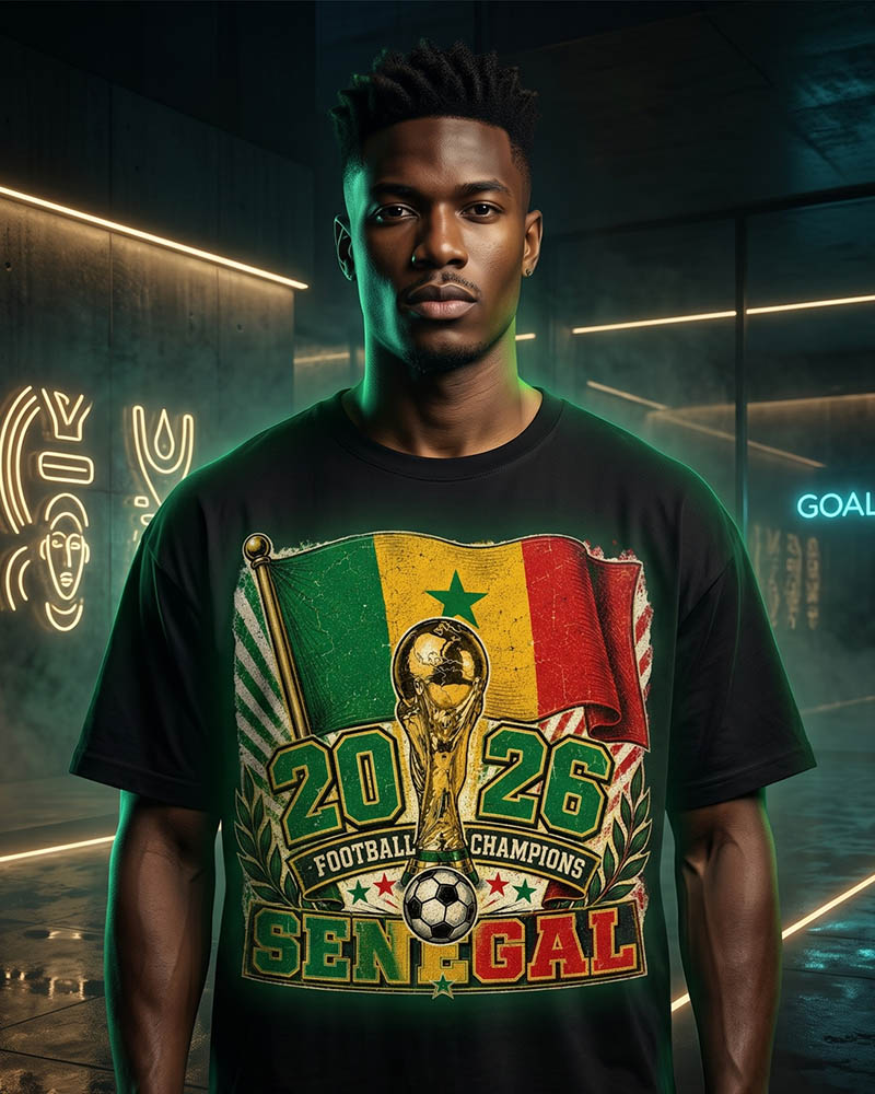 Senegal Lions de la Teranga — cultural T-shirt collection hero image