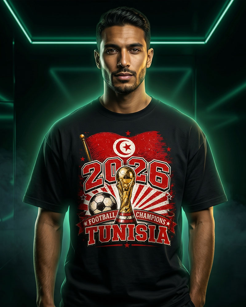 Tunisia Eagles of Carthage — cultural T-shirt collection hero image